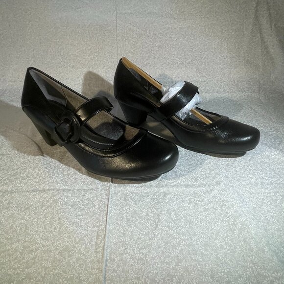 Life Style Shoes - Womens Life Style Soft System ROZZ, Black High Heel Pump 7.5 M NIB (333)